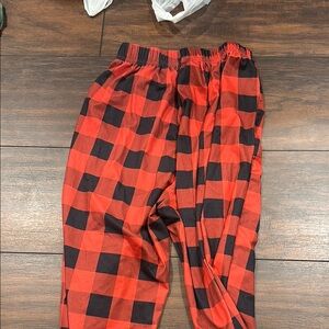 Red and Black Checkered Bottoms